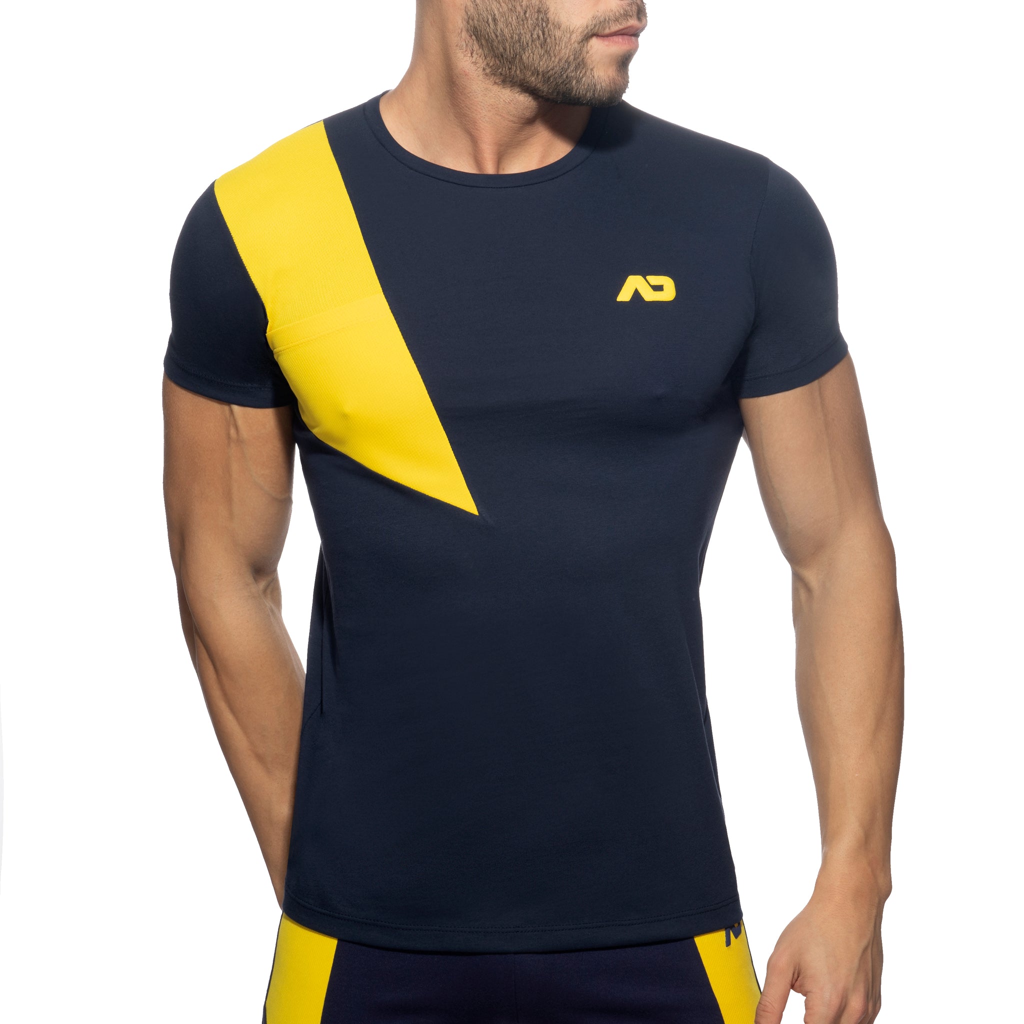 Addicted AD Cotton T-Shirt Navy AD1059