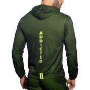 Addicted Long Sleeves Loop-Mesh Hoody Black AD1214