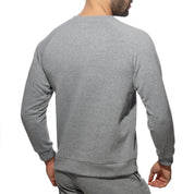 Addicted Recycled Cotton Sweatshirt Heather Grey AD1225