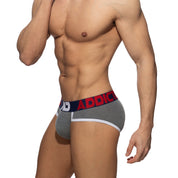 Addicted AD Pique Brief Charcoal AD1247