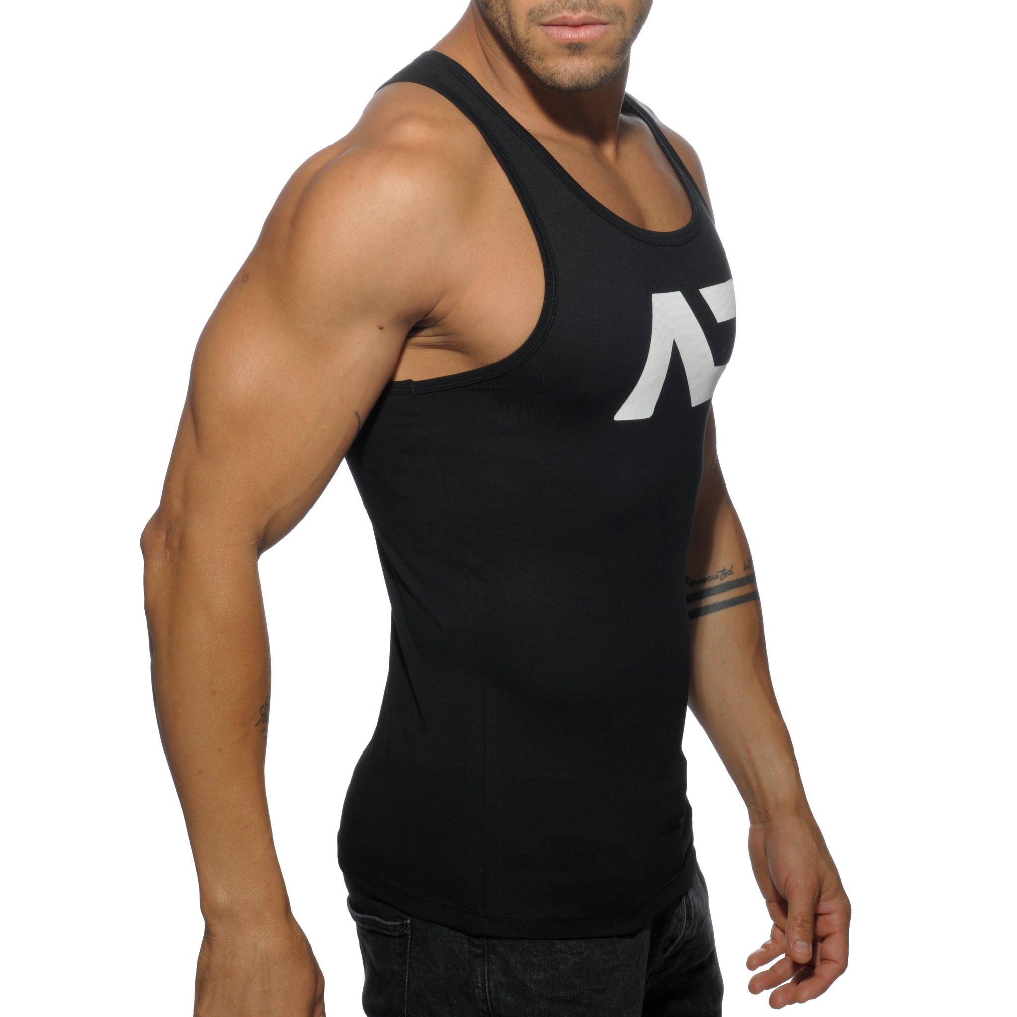 Addicted Basic AD Tank Top Black AD457