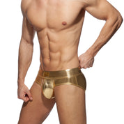 Addicted Metallic Brief Gold AD543