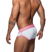 Addicted Curve Brief White AD727