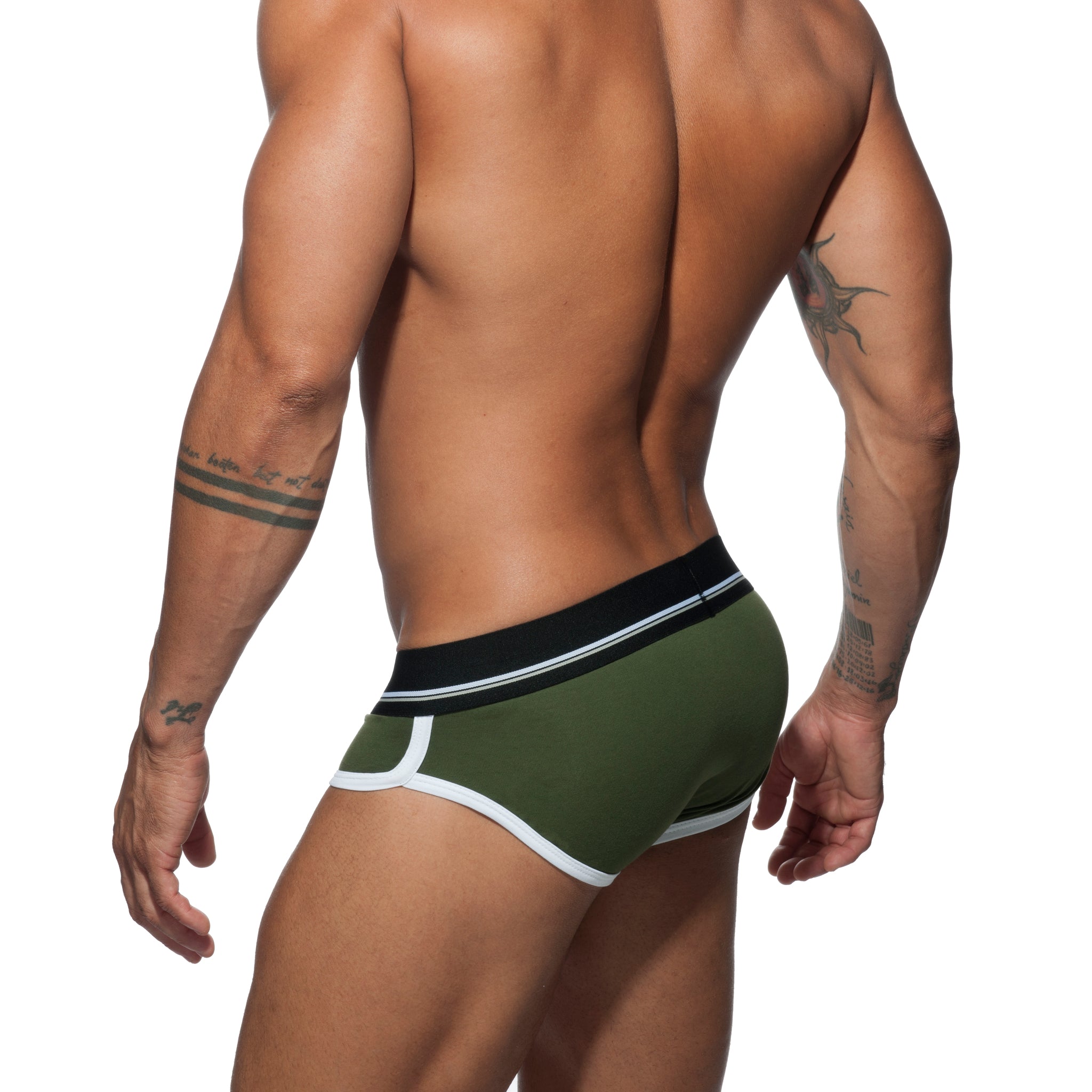 Addicted Curve Brief Khaki AD727