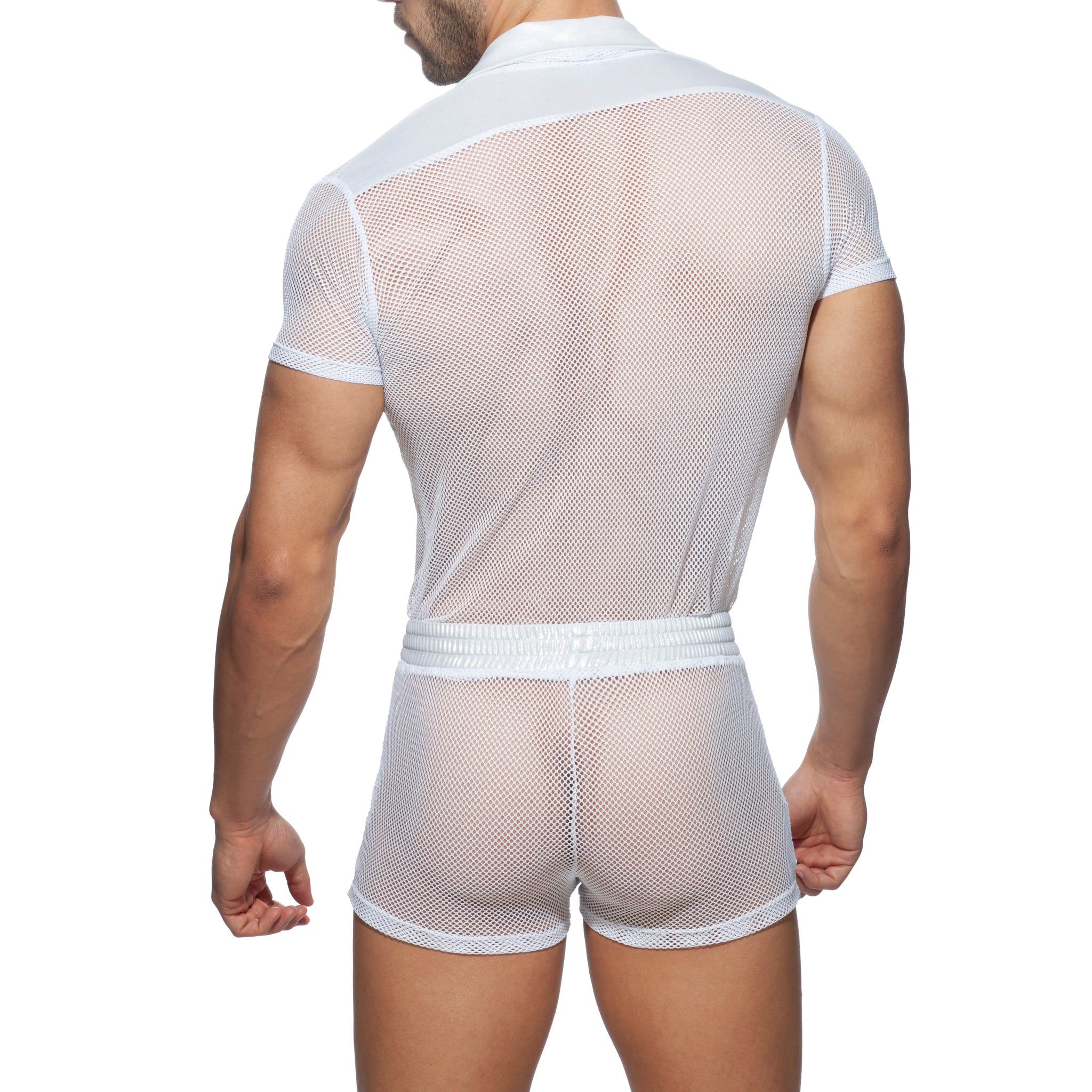 Addicted C-Through Sexy Suit White AD844