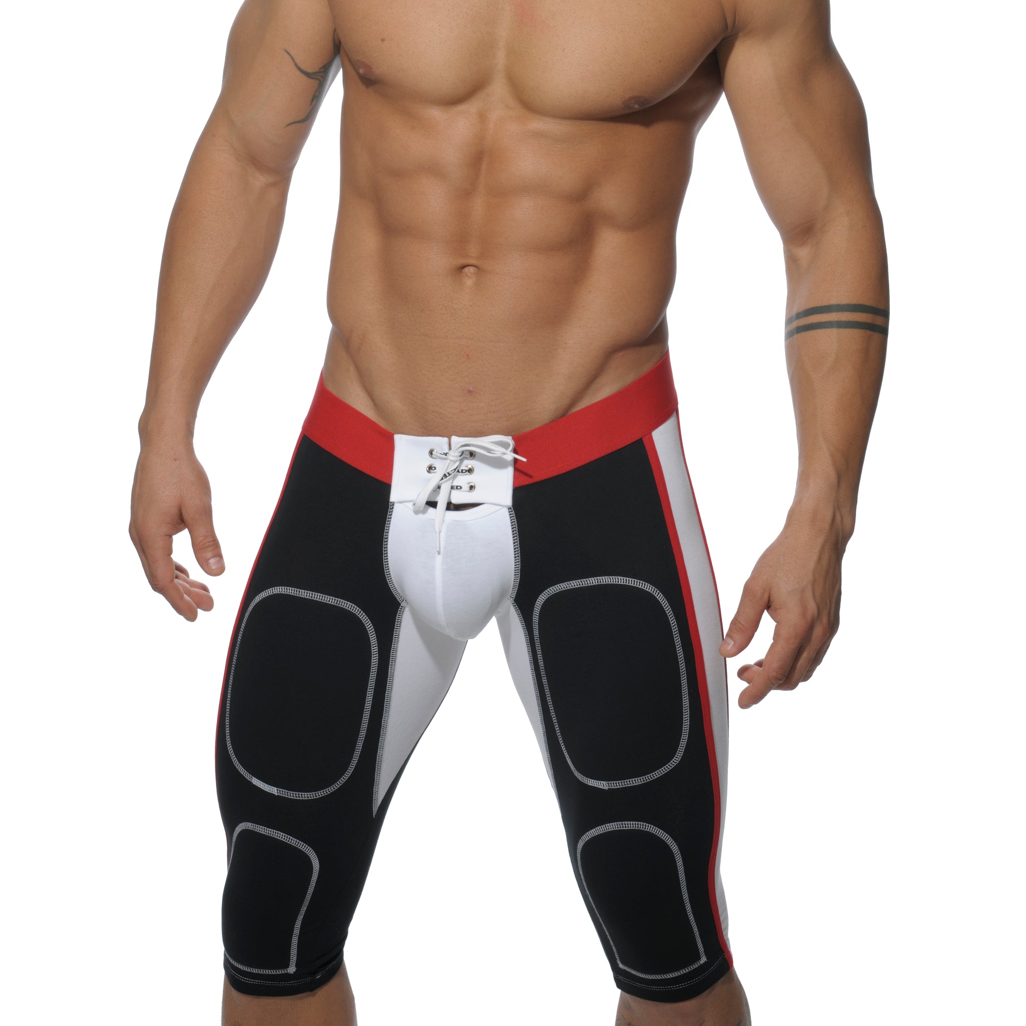 Addicted Fetish Knee Length Pant Black AD235