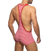 Addicted Sailor Velvet Singlet Red AD943