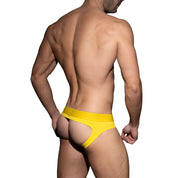 AD Fetish Bottomless Brief Yellow ADF92