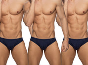 Addicted Basic Bikini Brief 3 Pack Navy AD1240P