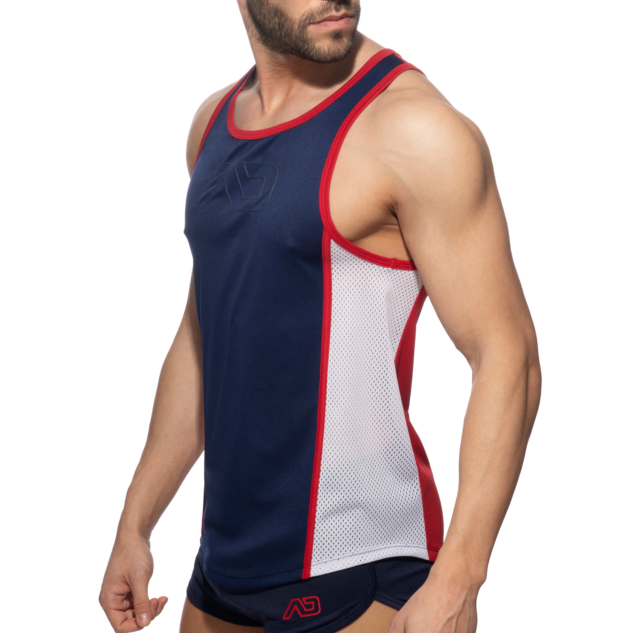 Addicted Swish Tank Top Navy AD1228