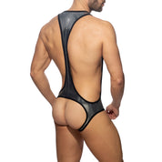 AD Fetish Glitter Bottomless Body Black ADF189