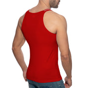 Addicted Sitges Slim Fit Tank Top Red AD1260