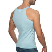 Addicted Sitges Slim Fit Tank Top Sky Blue AD1260