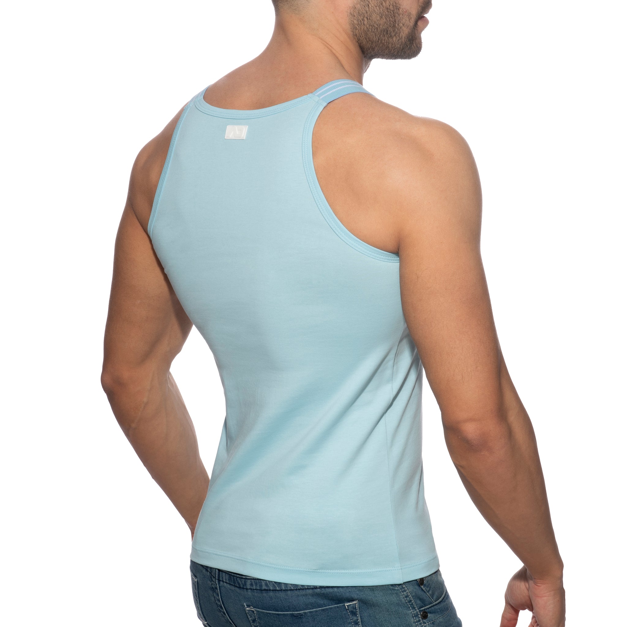 Addicted Sitges Slim Fit Tank Top Sky Blue AD1260