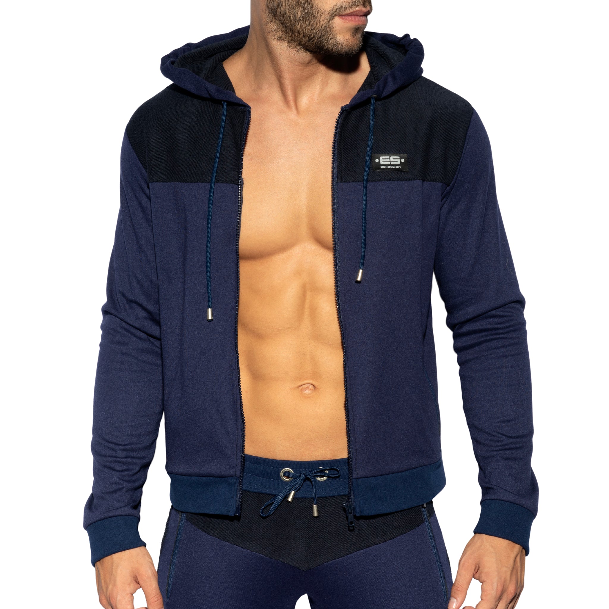 ES Collection Navy Combi Hoodie Navy SP276