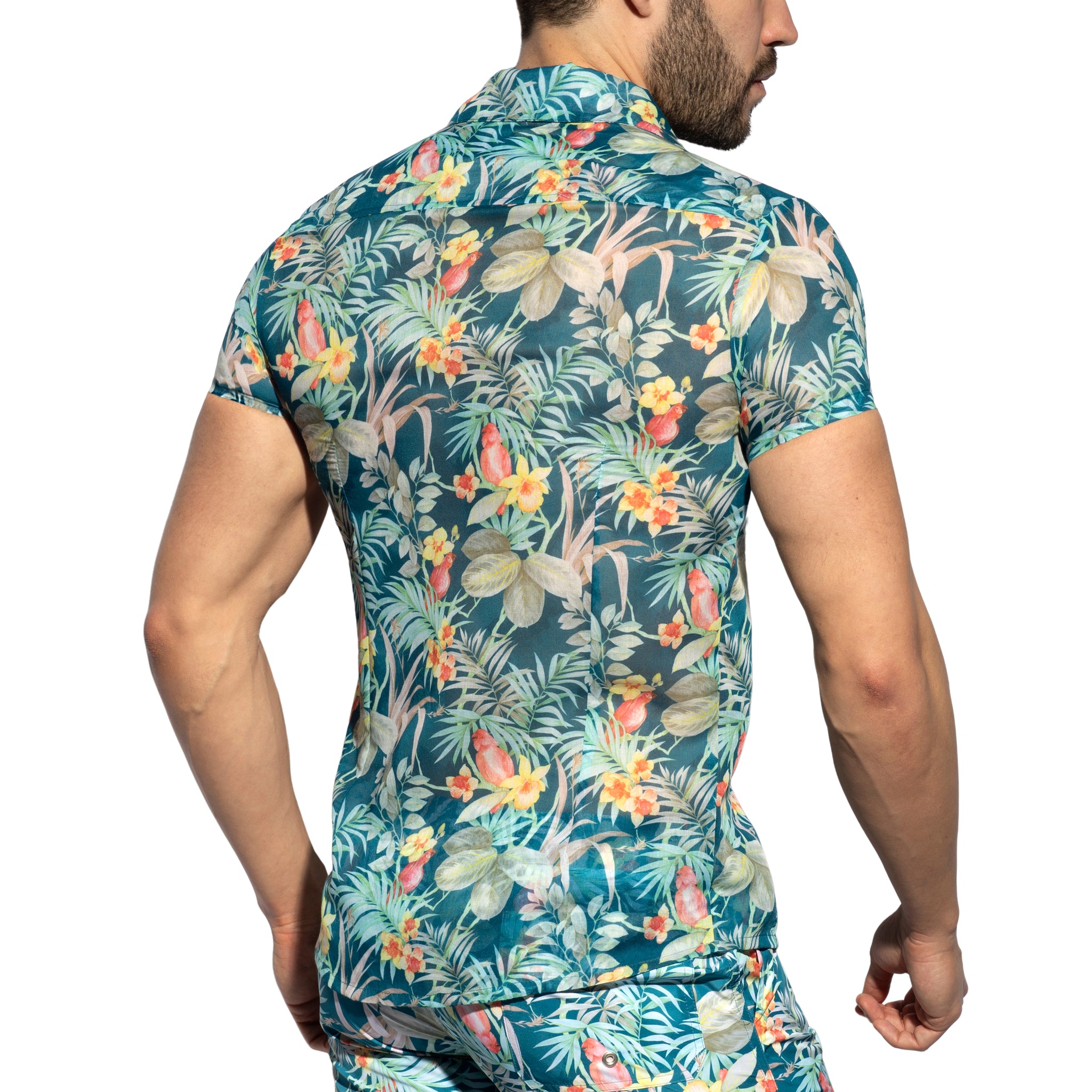 ES Collection Hawaiian Shirt Cobalt SHT025