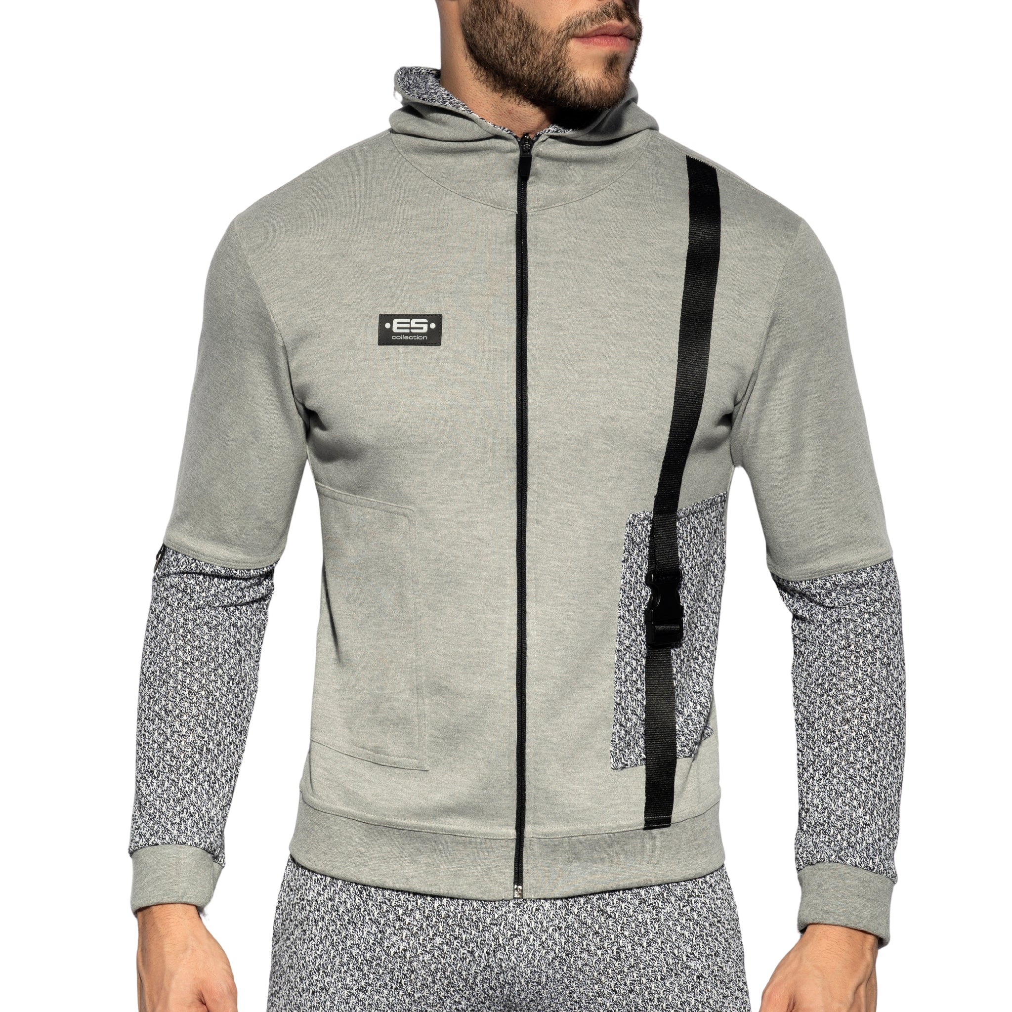 ES Collection High End Spike Jacket Heather Grey SP296