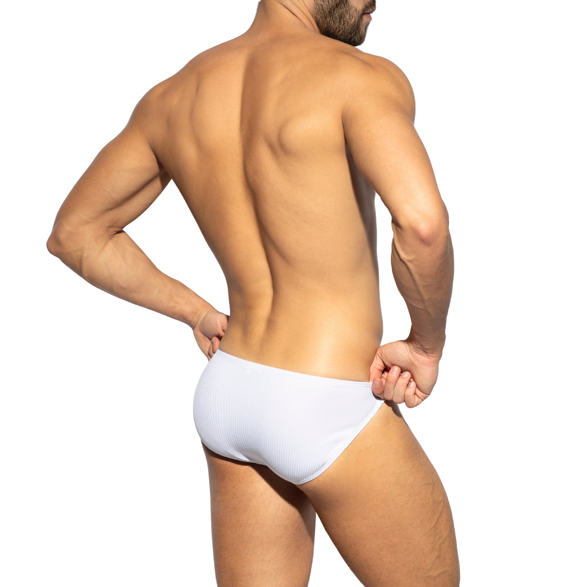 ES Collection Recycled Rib Bikini White UN491