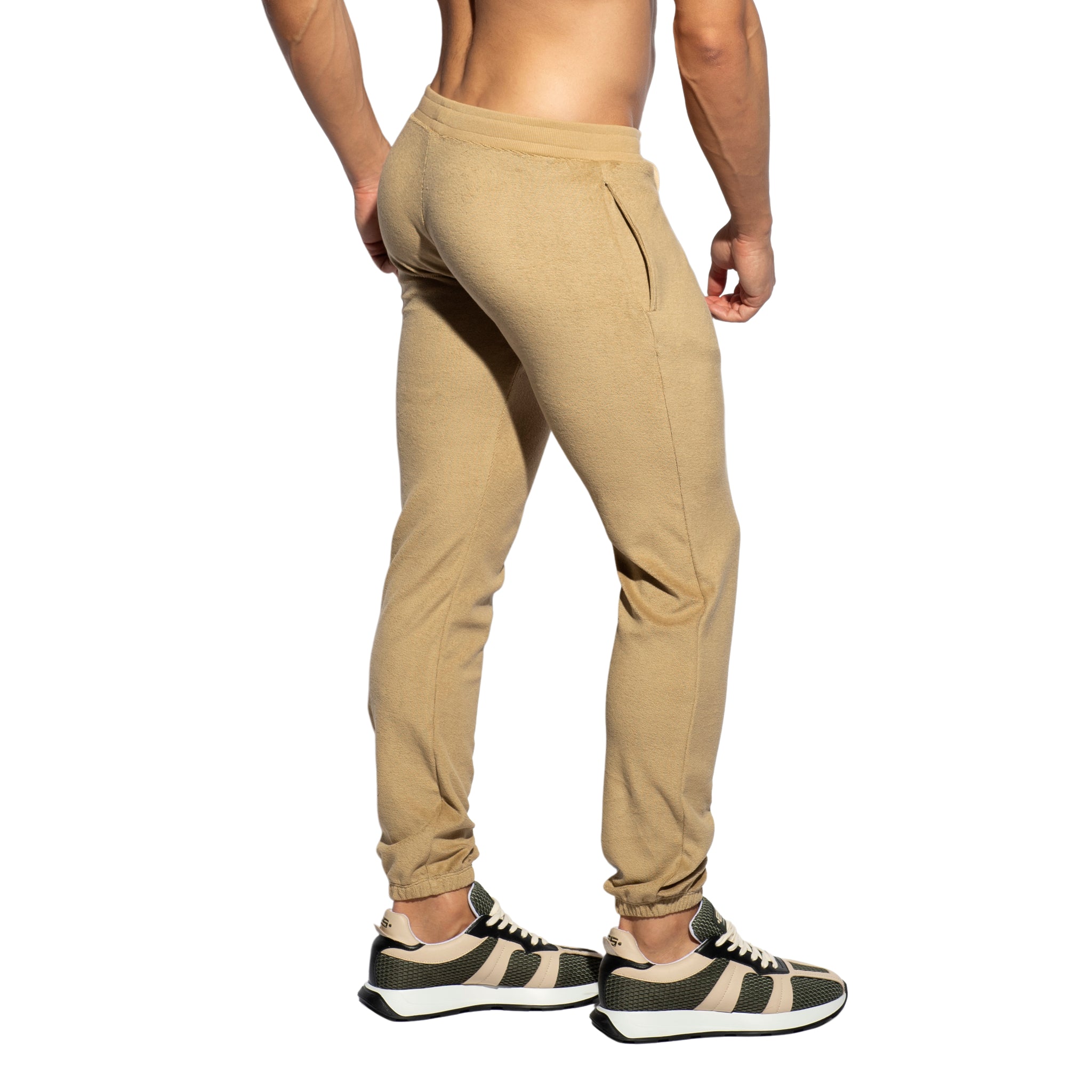 ES Collection Terrycloth Long Pants Beige SP319