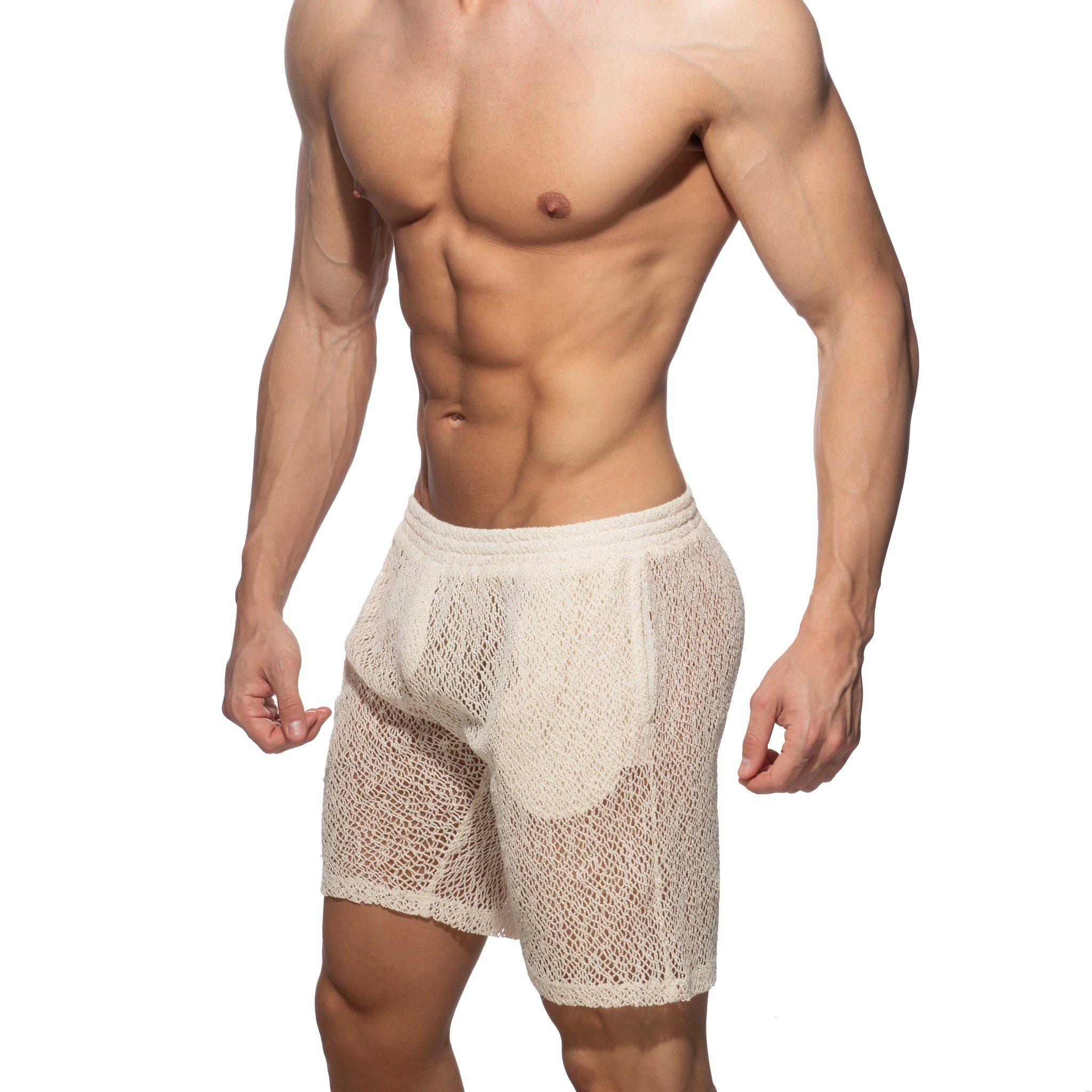Addicted Eco Chique Bermuda Shorts Ivory AD1269