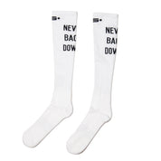 ES Collection Never Back Down Socks White SCK09