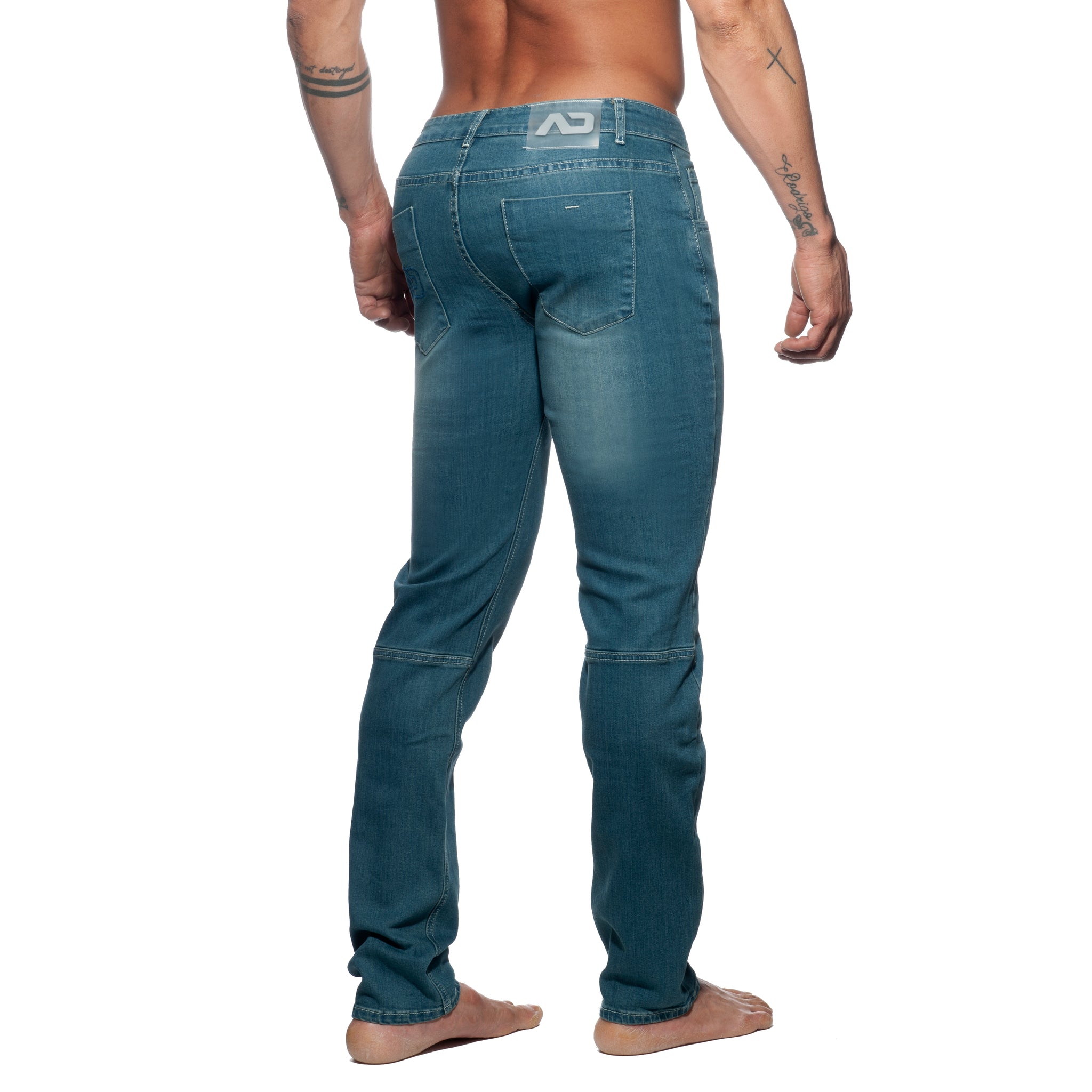 Addicted Squat Jeans Blue Jeans AD804