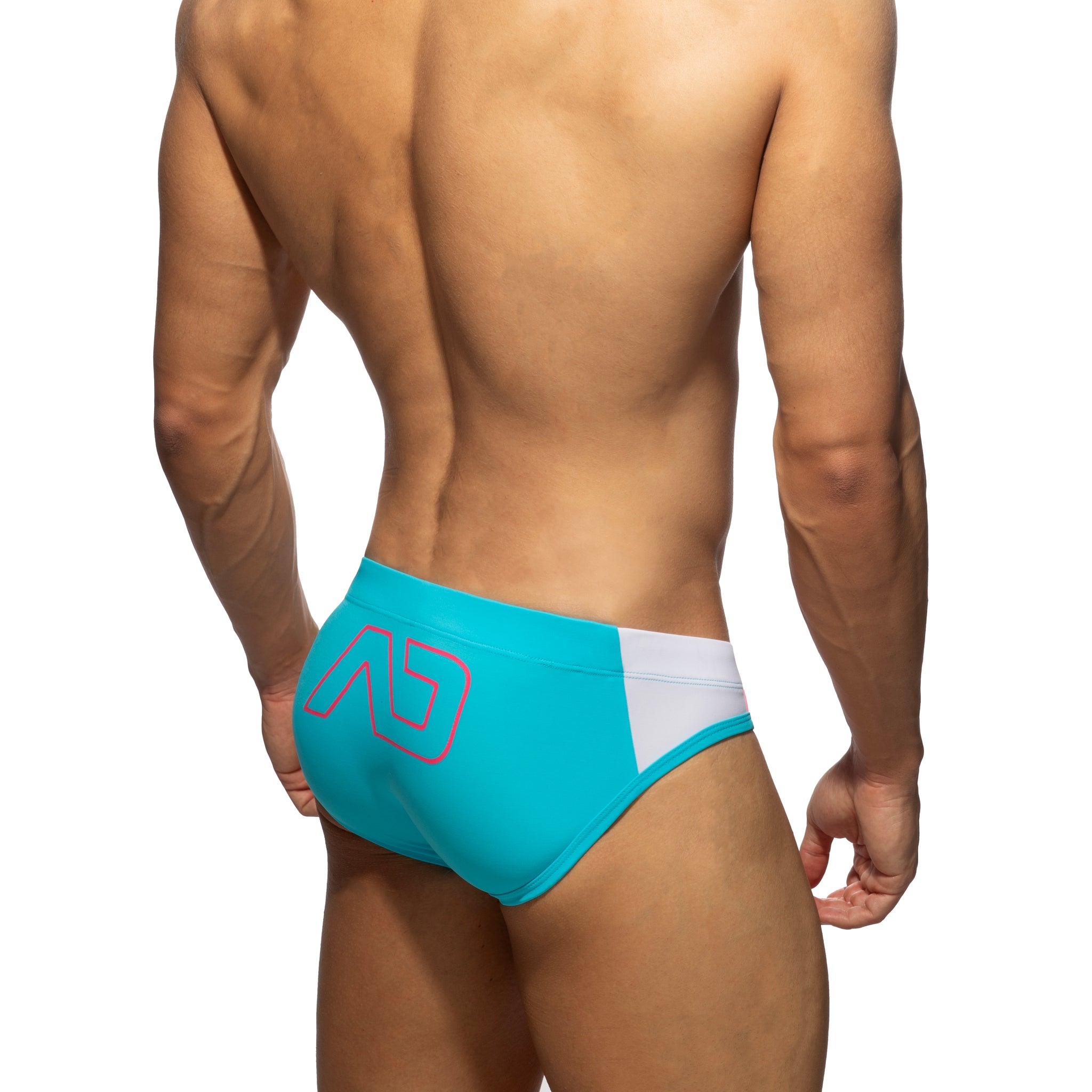 Addicted Flash AD Swim Brief Turquoise ADS342