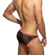 Addicted Fever Mesh Bikini Brief Black AD1332