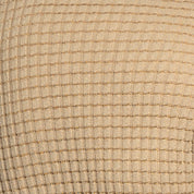 ES Collection Checkmate Midriff Crop Top Beige TS342