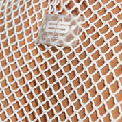 ES Collection Beachy Net Midriff Crop Top White TS338
