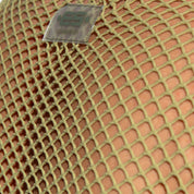 ES Collection Beachy Net Midriff Crop Top Khaki TS338