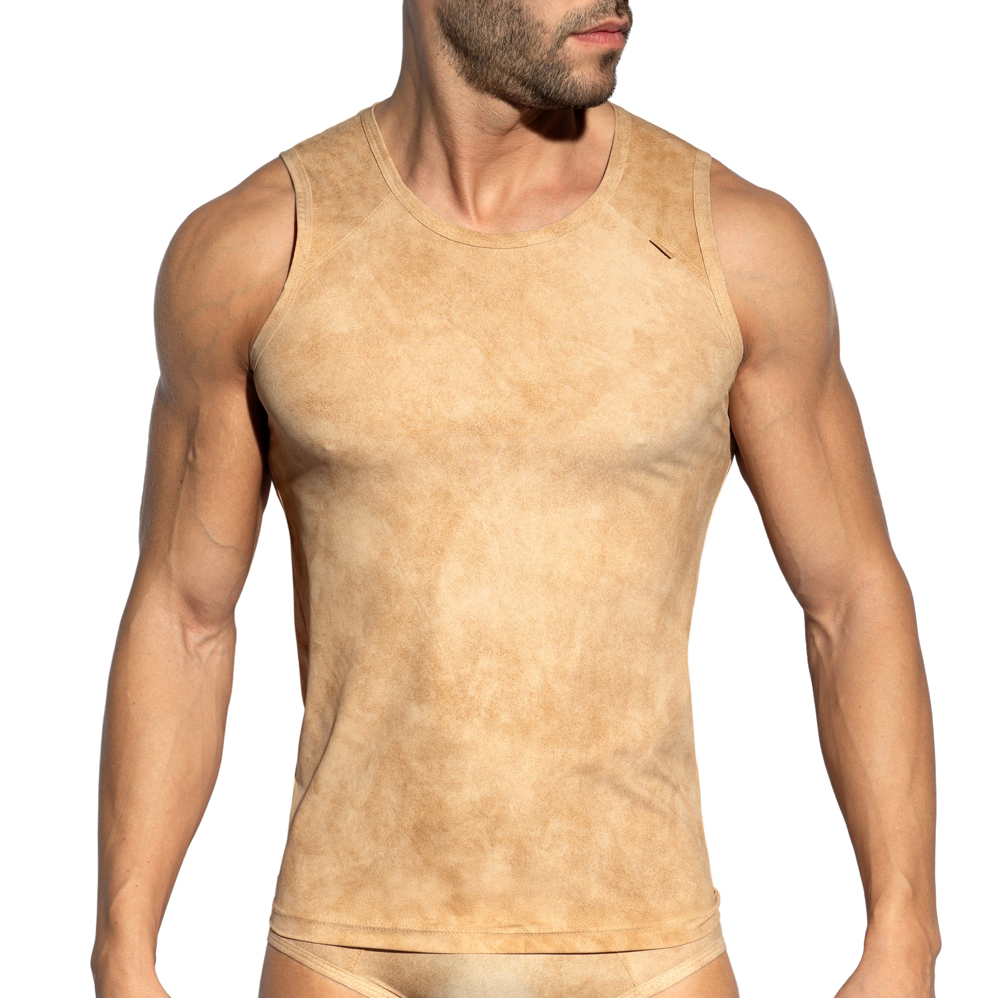 ES Collection Simsuede Tank Top Beige TS339