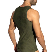 ES Collection Simsuede Tank Top Khaki TS339