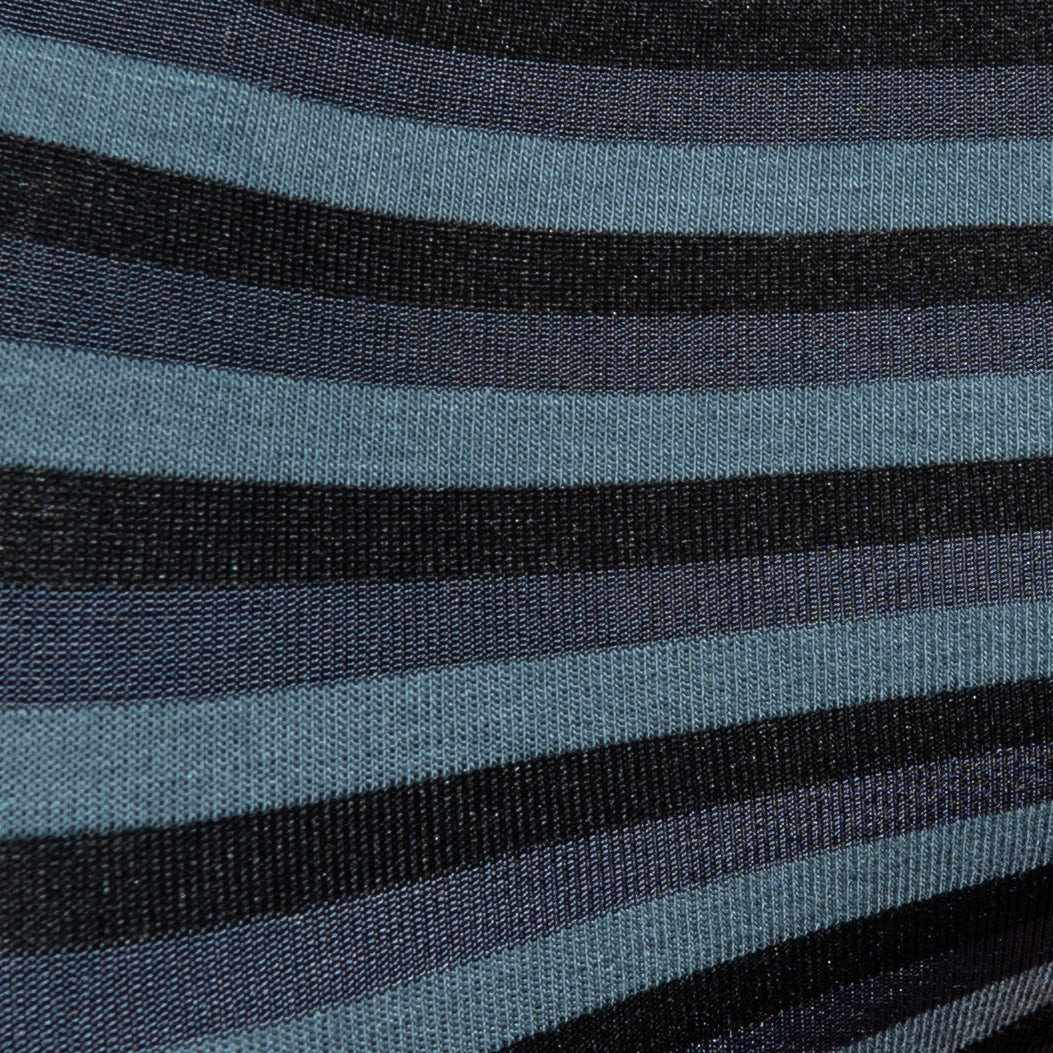 ES Collection Grey Stripes Bikini Brief Black UN613