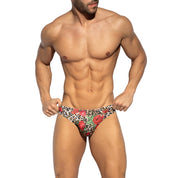 ES Collection Buns & Roses Bikini Brief Black UN615