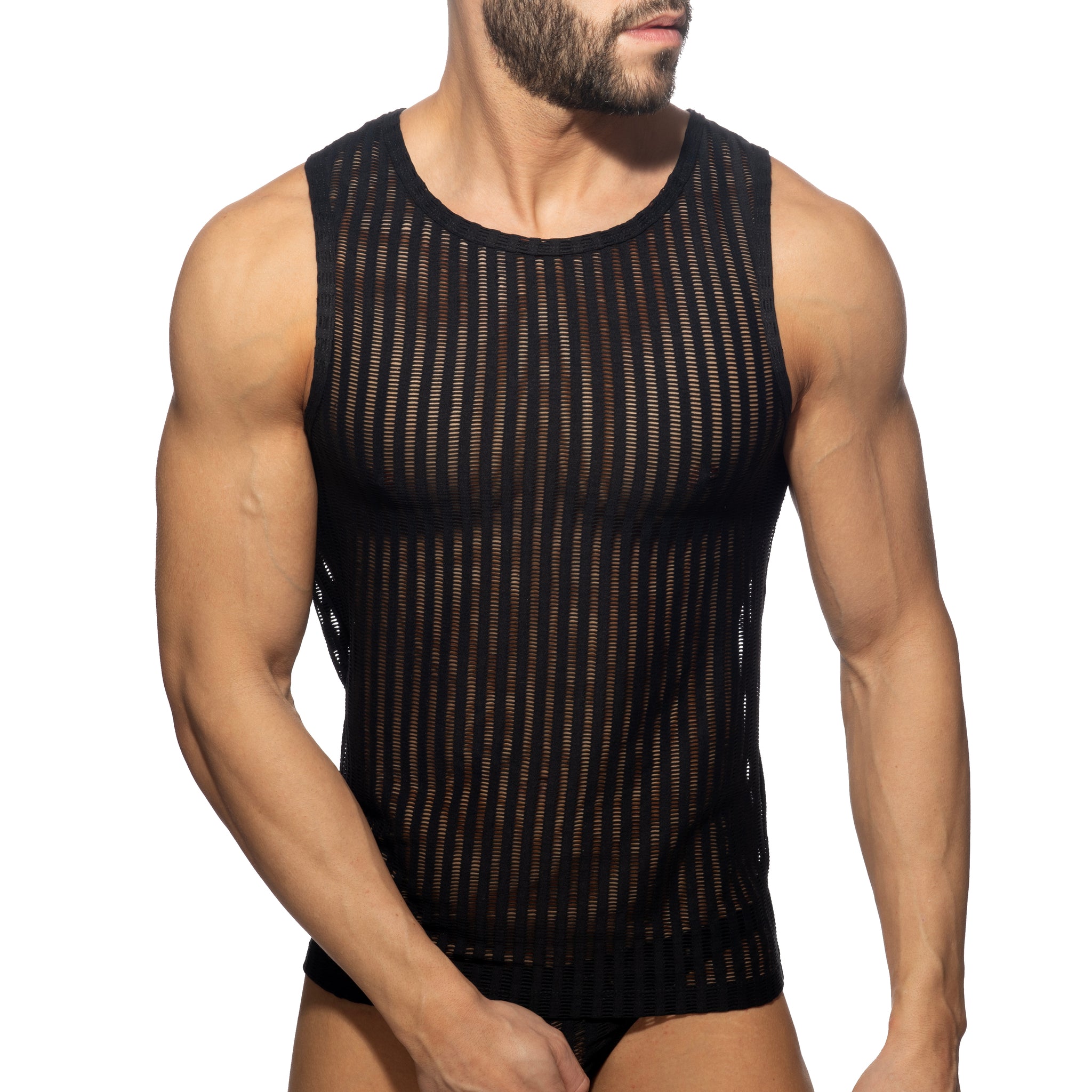 Addicted Horny Tank Top Black AD1355