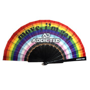 Addicted Move I'm Gay Addicted Hand Fan Black AC232