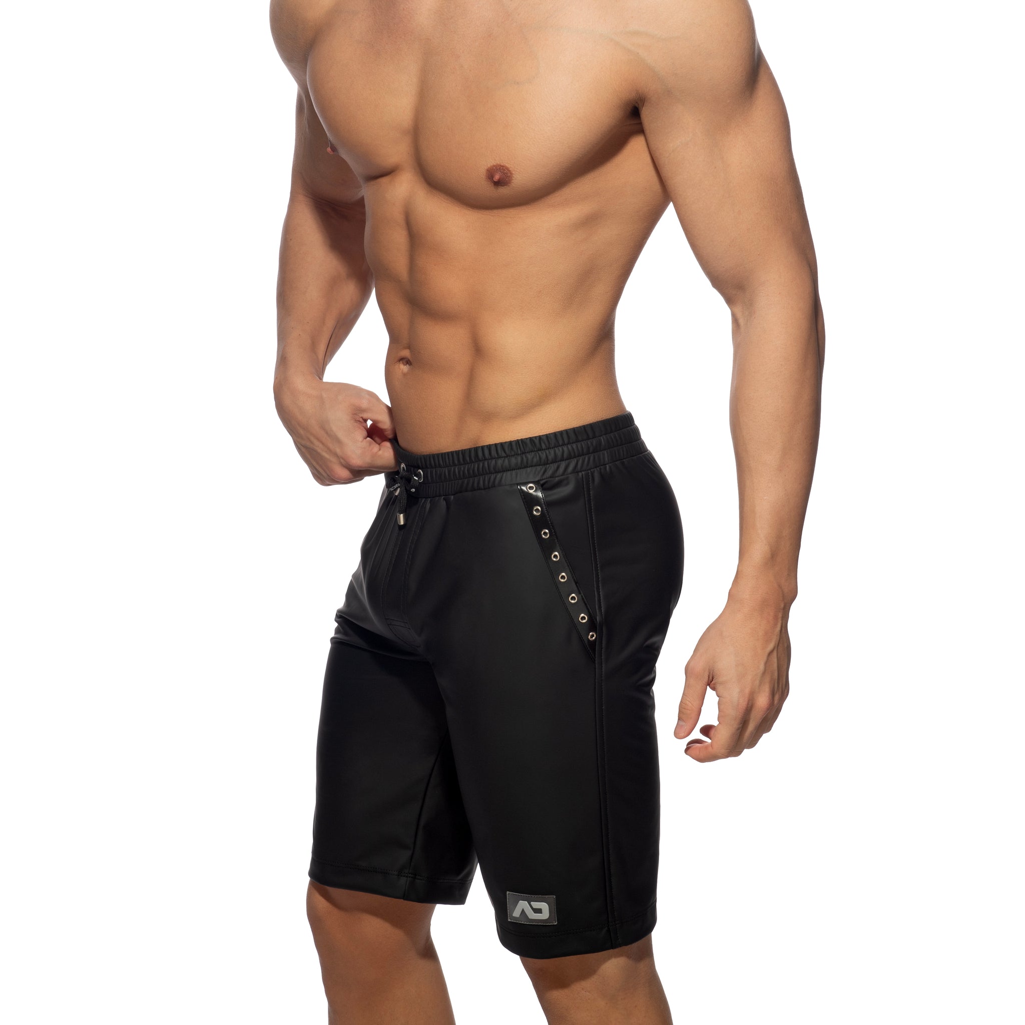 AD Fetish Rub Tape Sports Bermudas Black ADF214