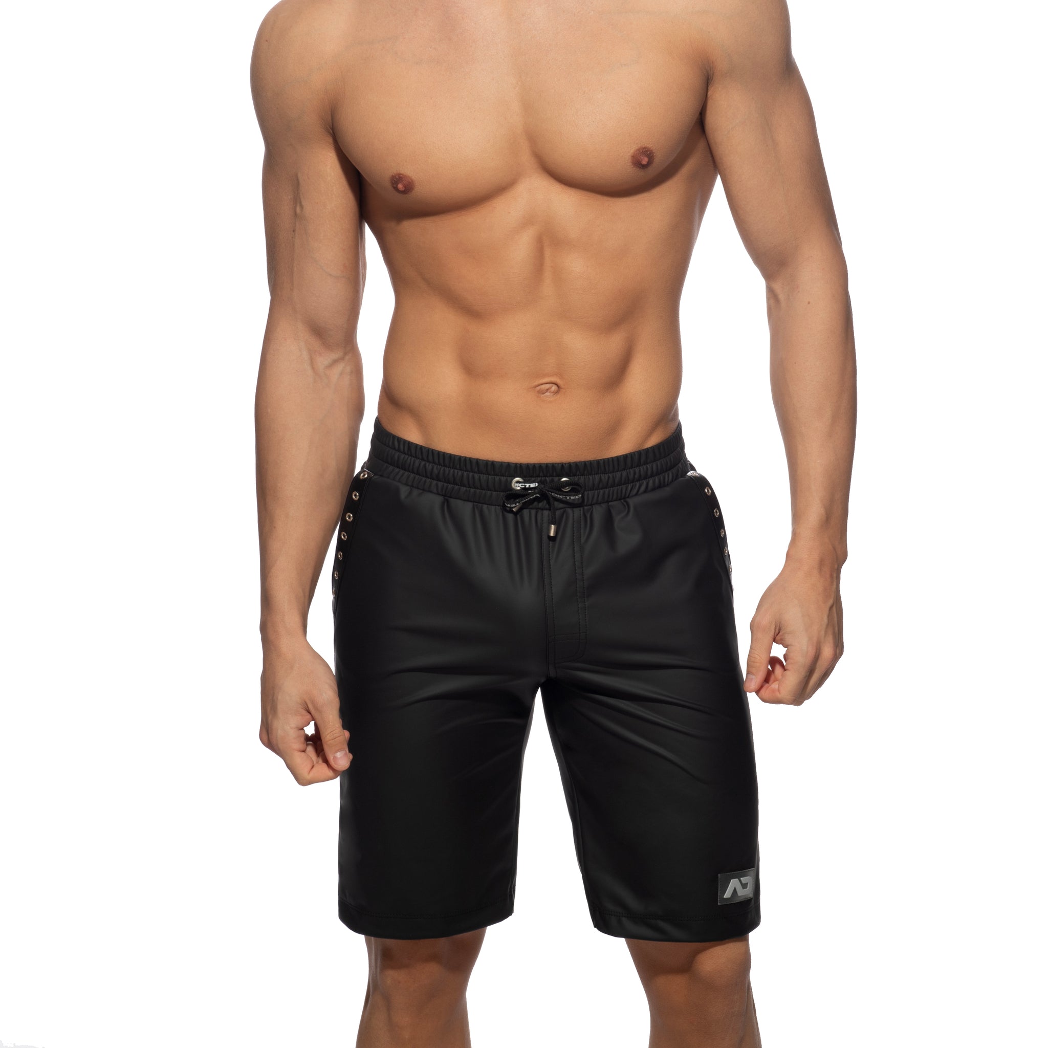 AD Fetish Rub Tape Sports Bermudas Black ADF214