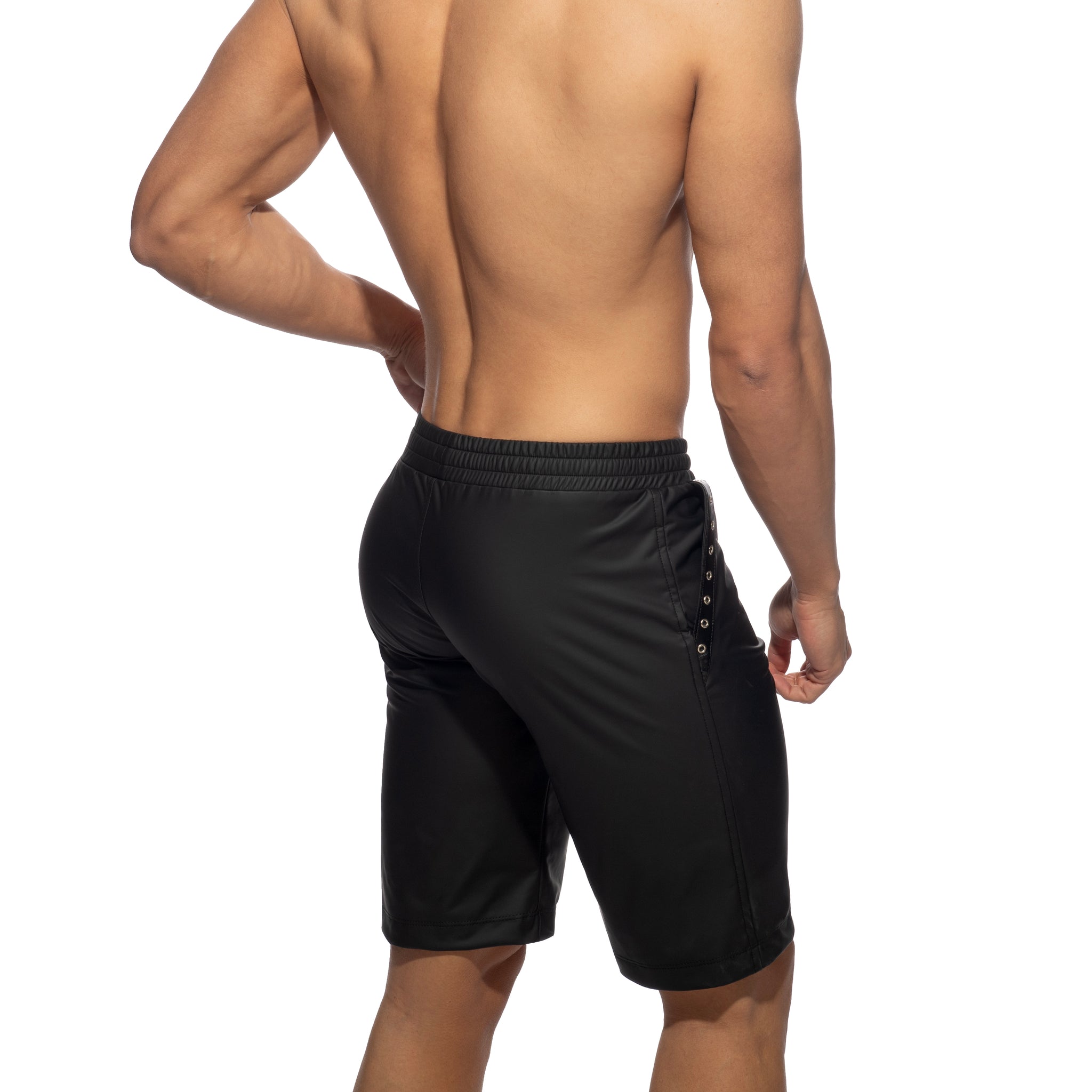 AD Fetish Rub Tape Sports Bermudas Black ADF214