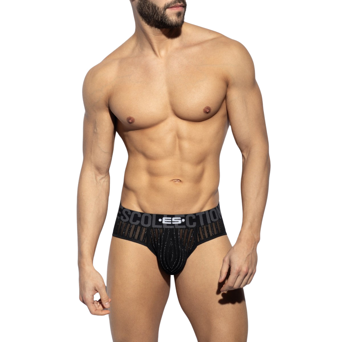 ES Collection C-Through Sexy Brief Black UN2126