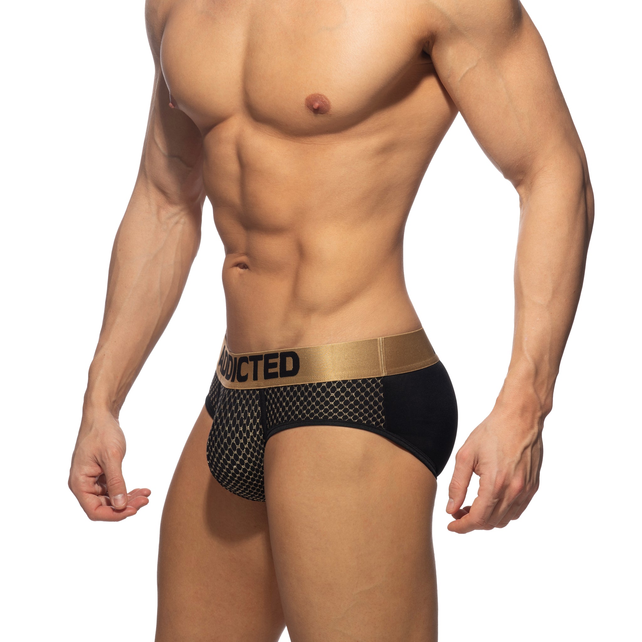 Addicted Luxury Swimderwear Brief Black AD2218