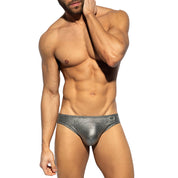 ES Collection Imperial Bikini Brief Silver UN629
