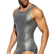 ES Collection Imperial Tank Top Silver TS345