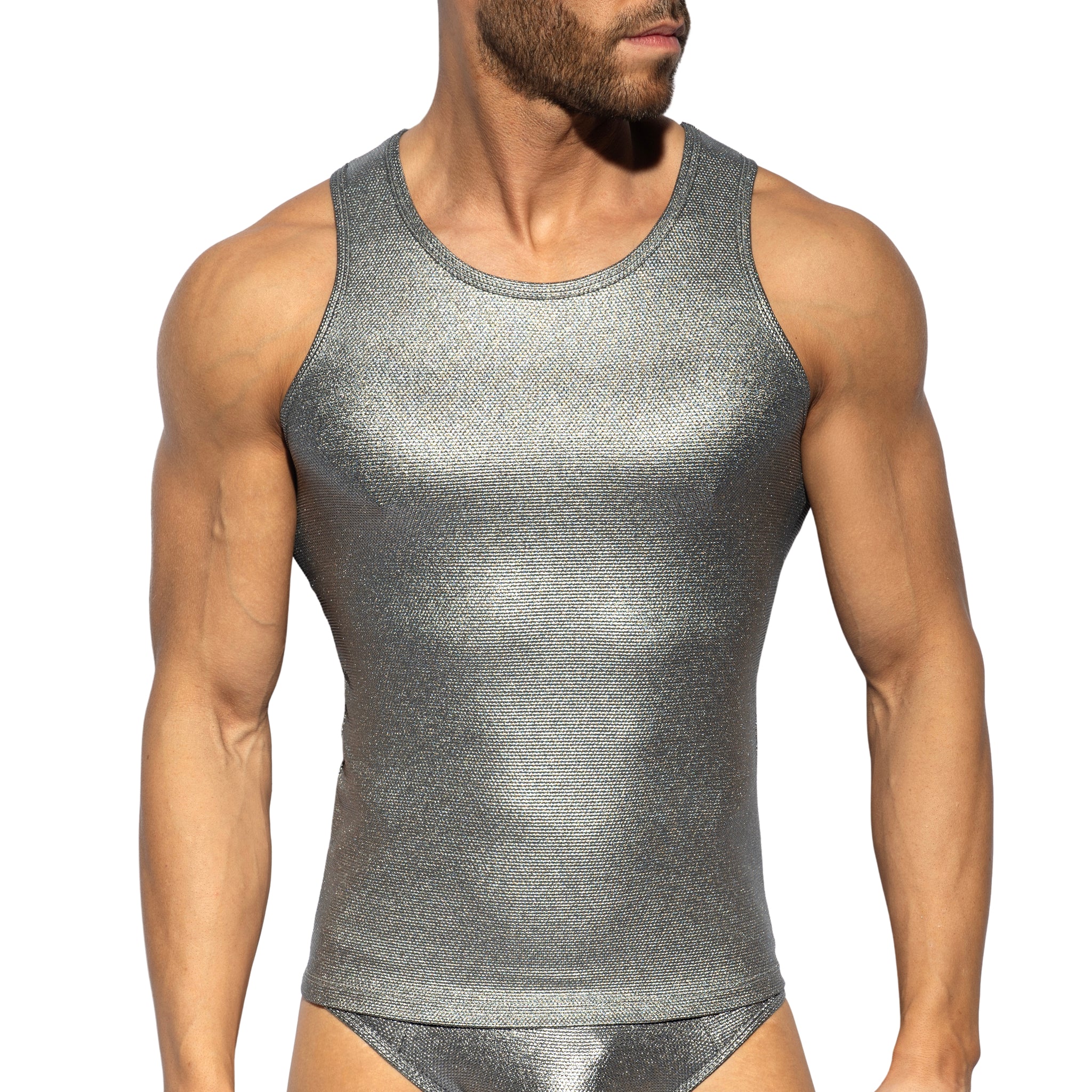 ES Collection Imperial Tank Top Silver TS345