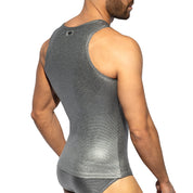 ES Collection Imperial Tank Top Silver TS345