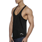 ES Collection Fitness Plain Tank Top Black TS160