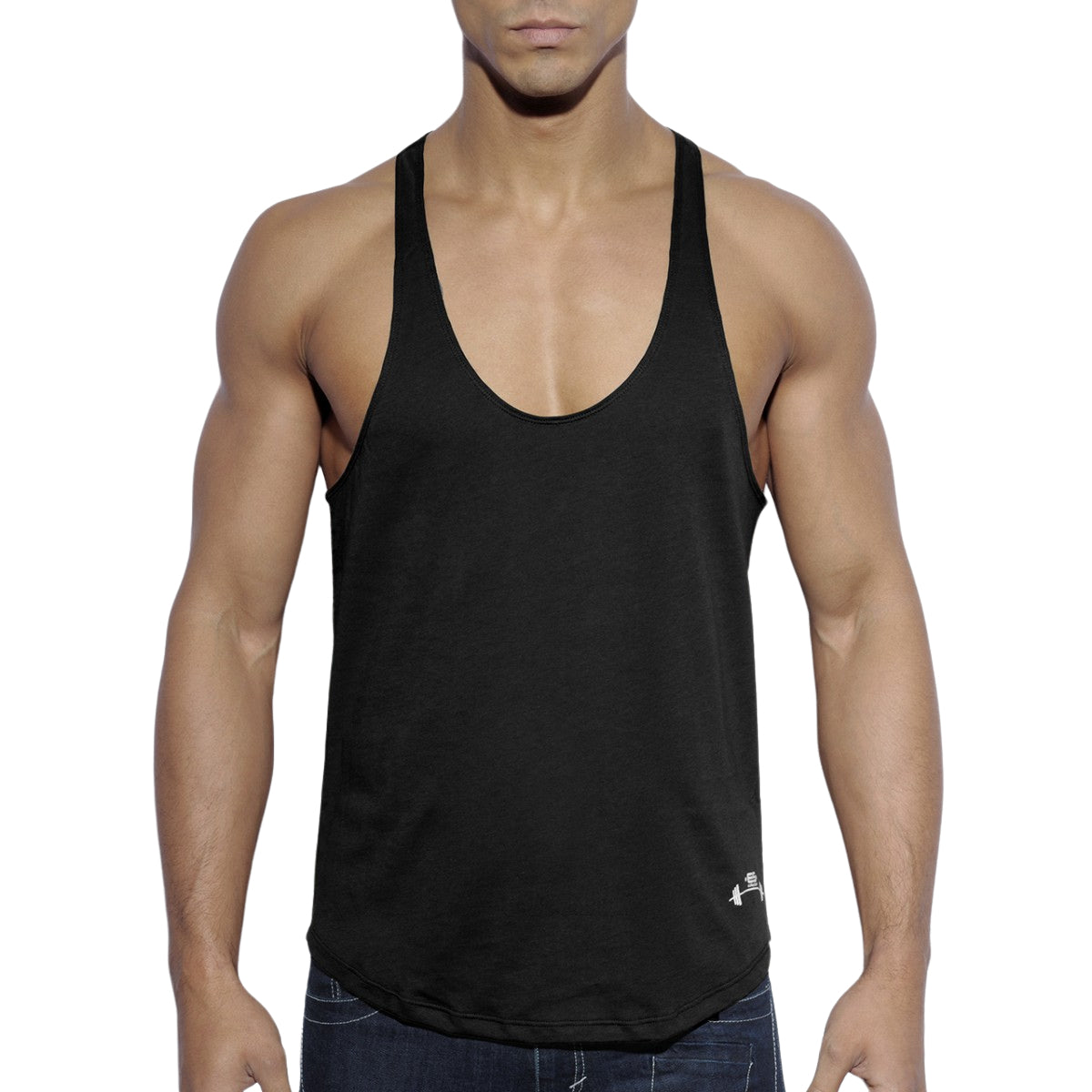 ES Collection Fitness Plain Tank Top Black TS160