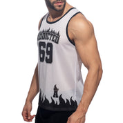 Addicted 69 Addicted Tank Top White AD1340