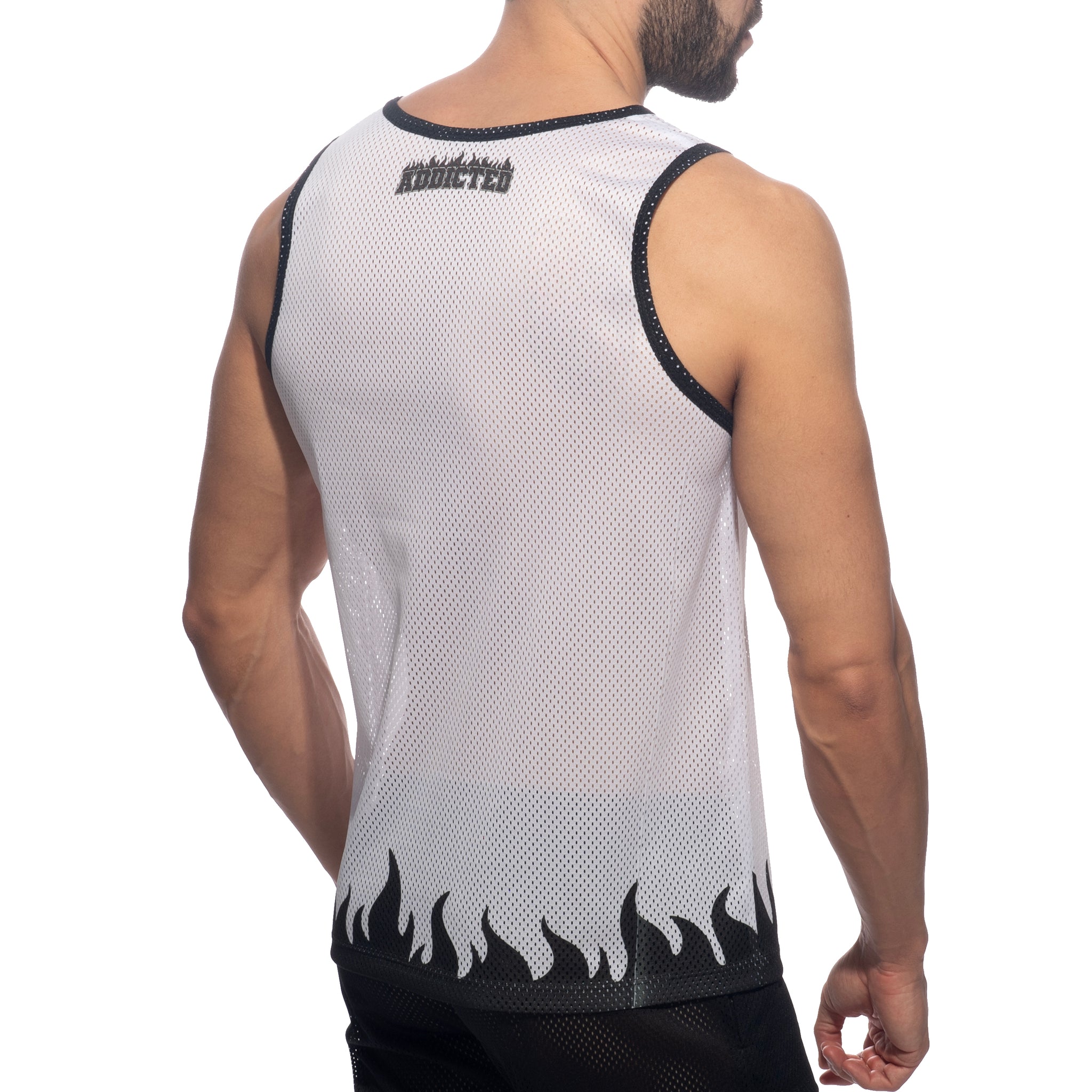 Addicted 69 Addicted Tank Top White AD1340
